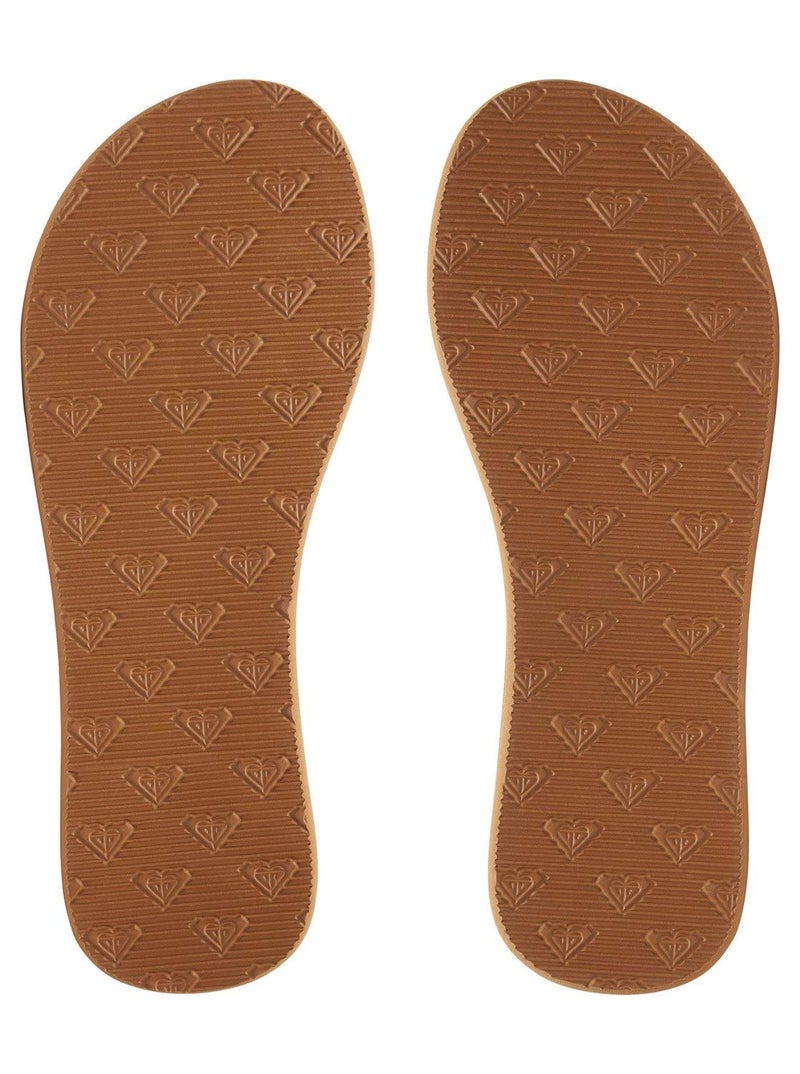 Roxy Women's Costas Beach Sandals, White, 10 - Image 4